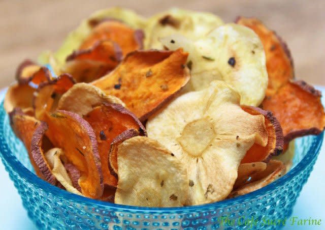 Sweet Potato and Parsnip Chips