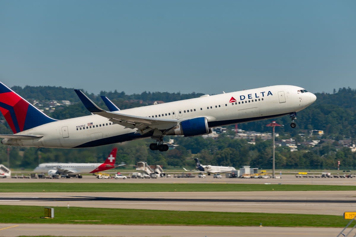 Delta Air Lines became the fourth major US airline to have found ‘a small number’ of components supplied by AOG Technics on its planes (Getty Images)