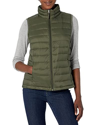 3) Lightweight Water-Resistant Packable Puffer Vest