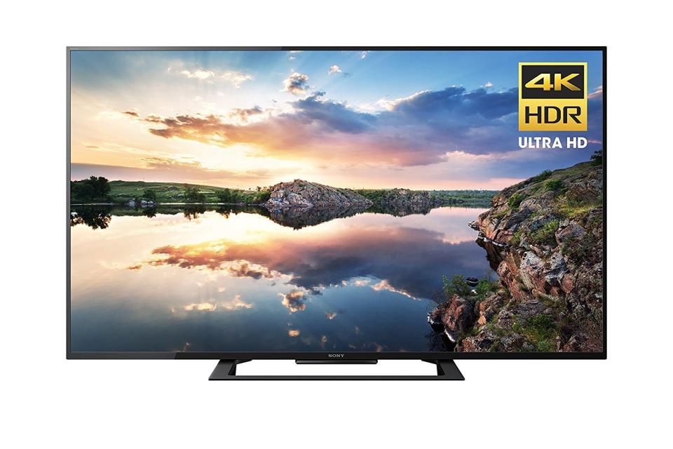 Regularly: $1,299<br /><a href="https://www.amazon.com/Sony-KD60X690E-60-Inch-Ultra-Smart/dp/B0714MSLQ8/ref=sr_1_1?ie=UTF8&amp;qid=1510881293&amp;sr=8-1&amp;keywords=60x690e&amp;dpID=41RxiUQX3BL&amp;preST=_SX300_QL70_&amp;dpSrc=srch" target="_blank"><strong>Cyber Monday: $648</strong></a>