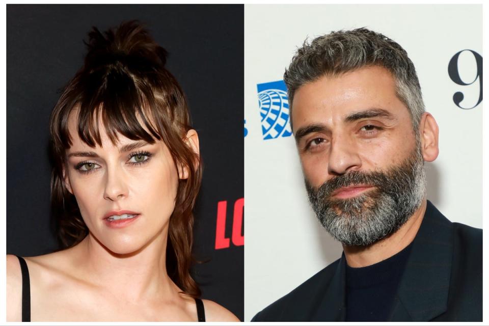 Kristen Stewart (left) and Oscar Isaac (Getty)