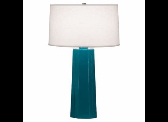 Isis Table Lamp, $165, from <a href="http://www.ylighting.com/robert-abbey-isis-table-lamp.html" target="_hplink">YLighting</a>.    