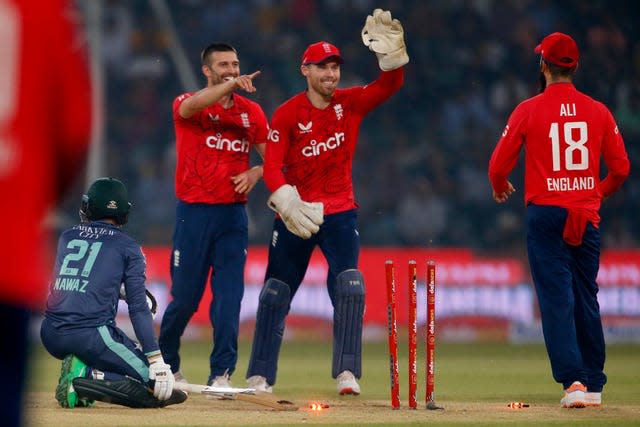 England celebrate