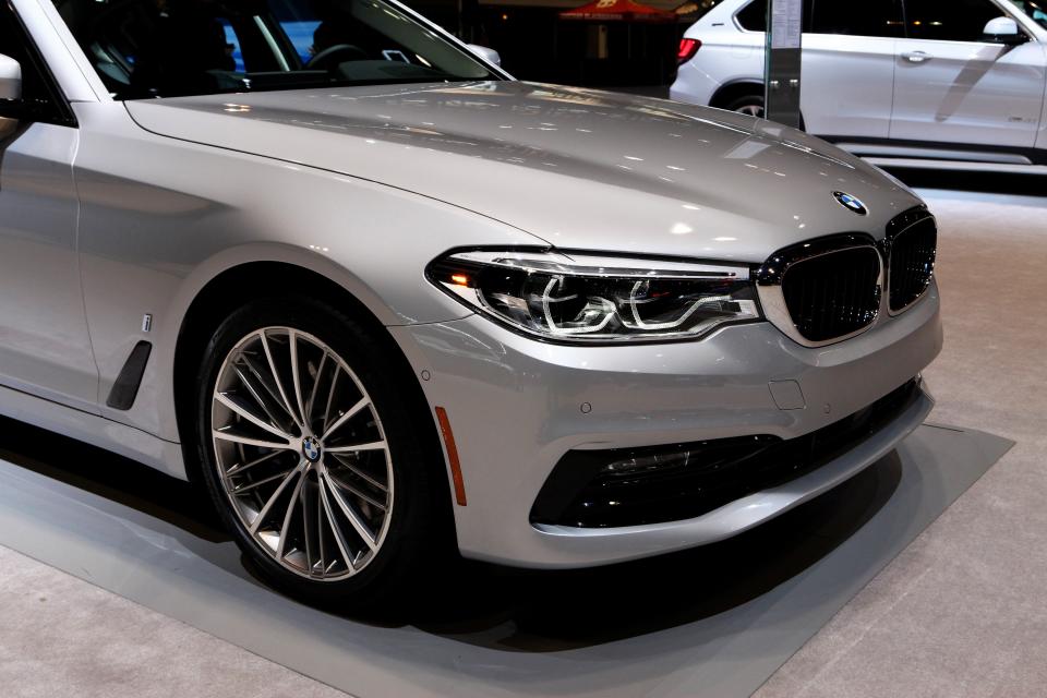 CHICAGO - FEBRUARY 09:  2018 BMW 530e is on display at the 109th Annual Chicago Auto Show at McCormick Place in Chicago, Illinois on February 9, 2017.  (Photo By Raymond Boyd/Getty Images)
  