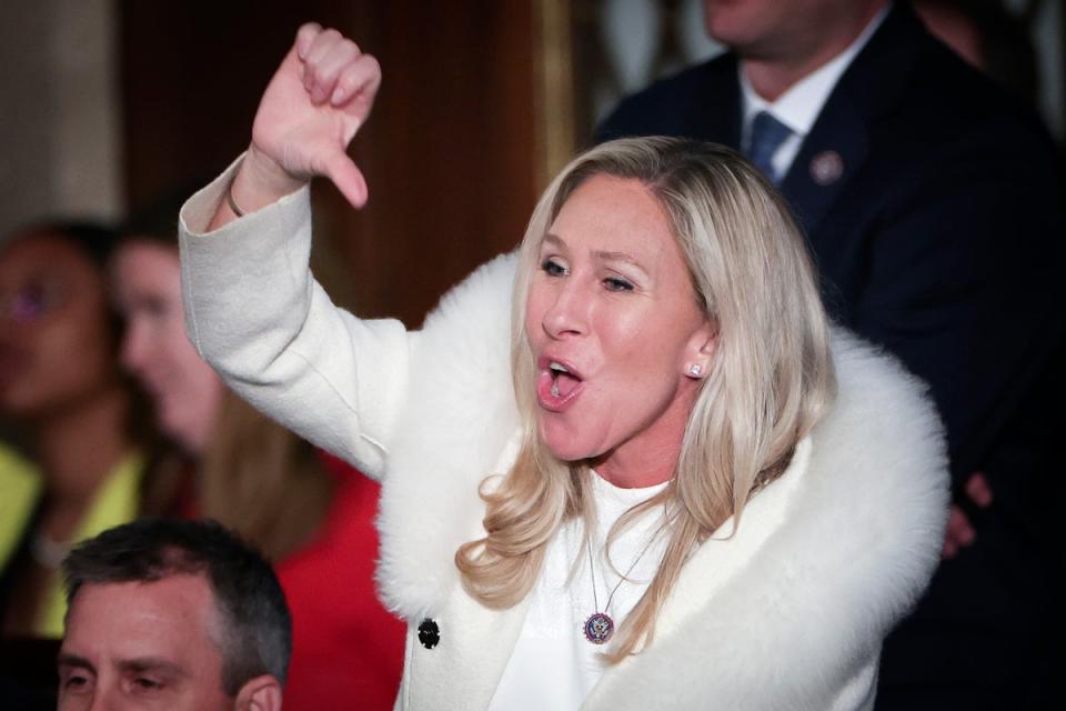 Georgia’s Marjorie Taylor Greene. (Getty Images)