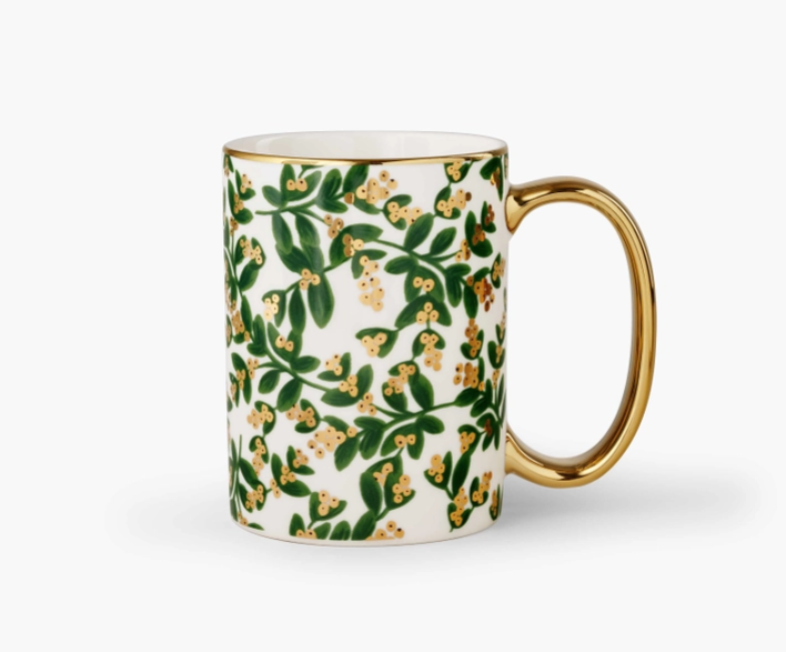 30) Holiday Porcelain Mug