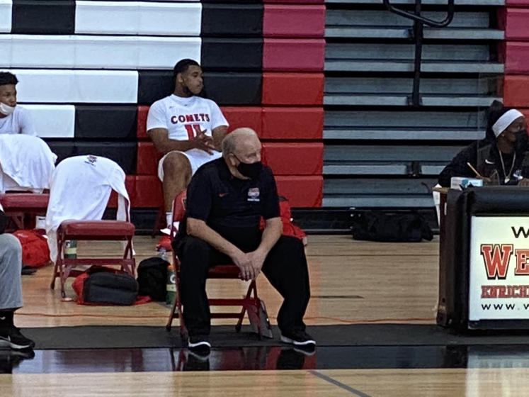 Westchester coach Ed Azzam. Shot by Sondheimer.