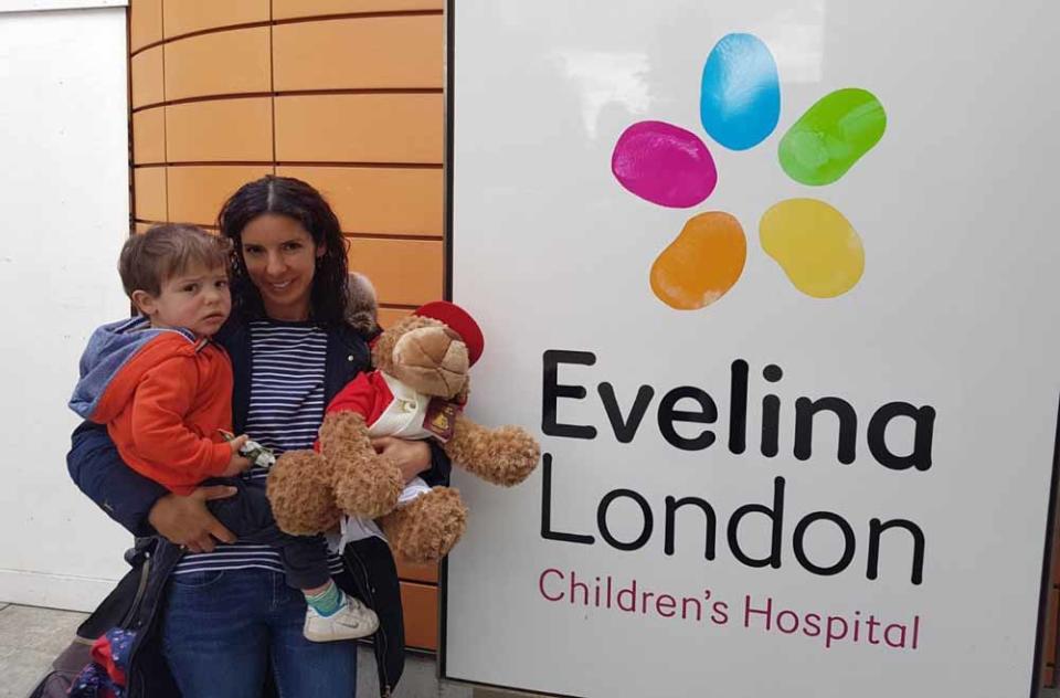 Yasmin says the Evelina London Children’s Hospital will continue to be part of the family’s lives as Rory needs ongoing intervention. (Collect/PA Real Life)