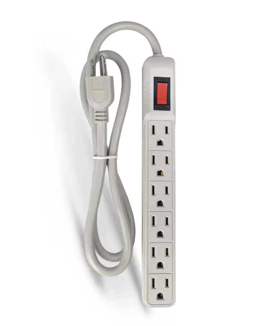 Certified 6-Outlet Power Bar (photo via Canadian Tire)