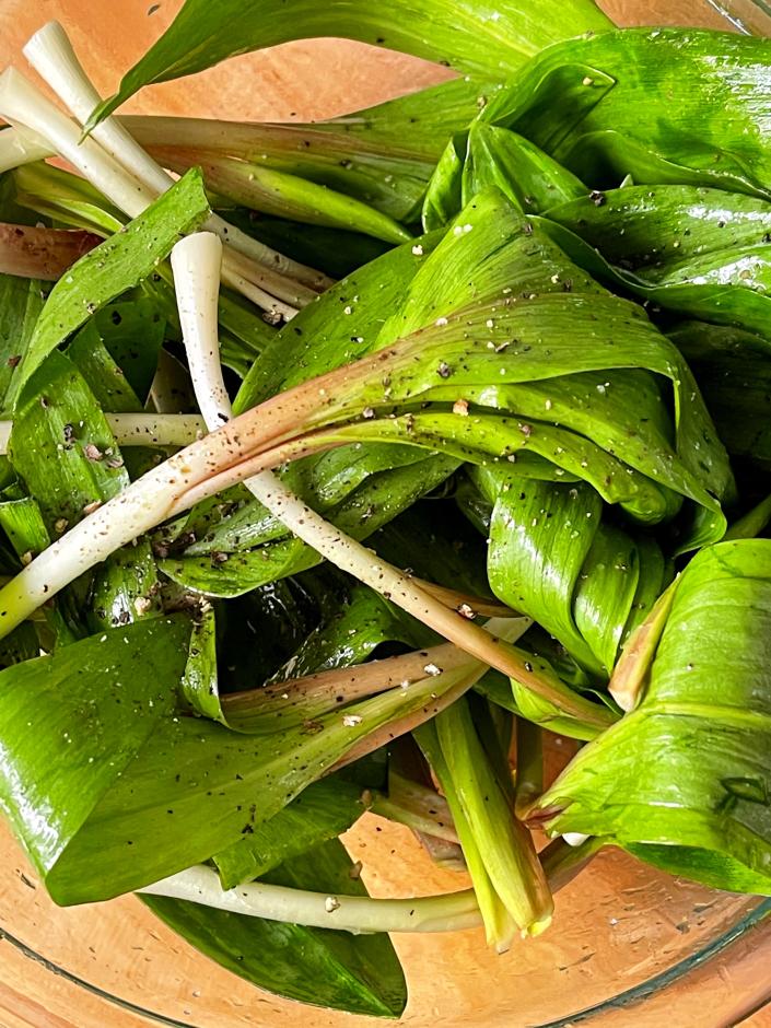 Part of the allium family, ramps can be used from bulb to leaf. (Courtesy Yasmin Fahr)