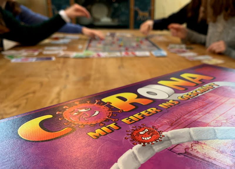 Sisters invent corona-virus board-game to play in Christmas shutdown