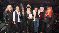 Warren Haynes, Paul Rodgers, Slash, Billy Gibbons, Cody Johnson, Chuck Leavell and Wynonna Judd at the 2023 CMT Music Awards