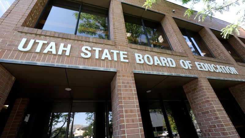The Utah State Board of Education is pictured in Salt Lake City on July 26, 2022. The Piute County School District is set to move to a four-day school week next year after the Utah State Board of Education last week approved a request for the transition.