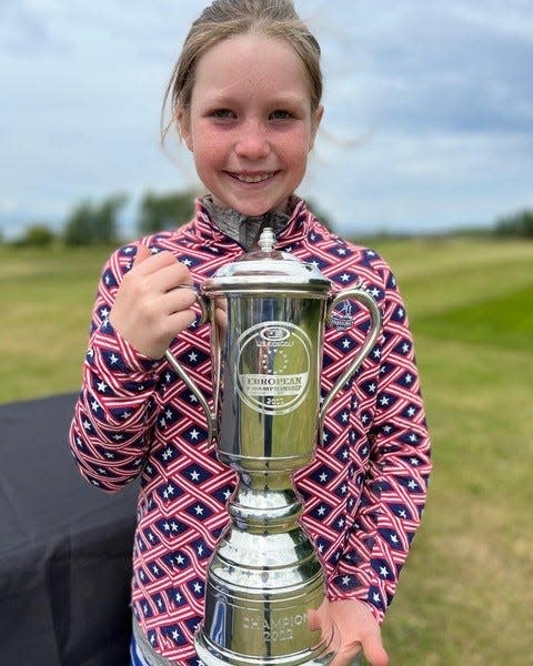 Chloe Pierce of Ponte Vedra Beach birdied the first hole of sudden death on June 2 to win her age group in the U.S. Kids European Championship.