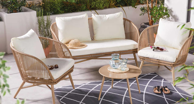 Aldi rattan 2025 garden set