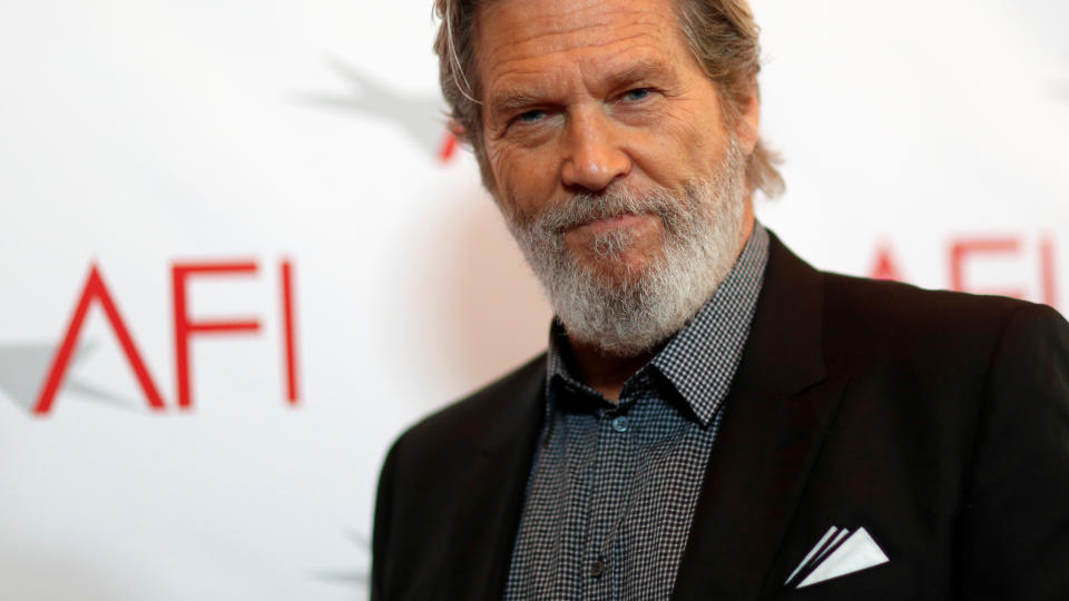 Jeff Bridges (pictured in 2017) reflects on his cancer and COVID-19 battles. (Photo: REUTERS/Mario Anzuoni)
