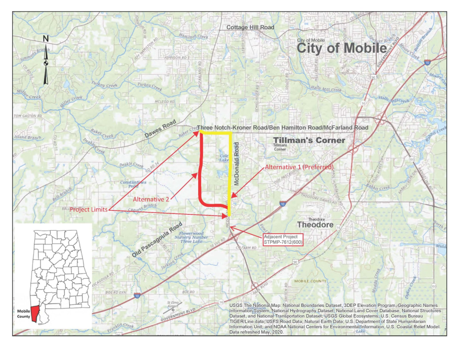 (Graphic courtesy of the Alabama Department of Transportation)