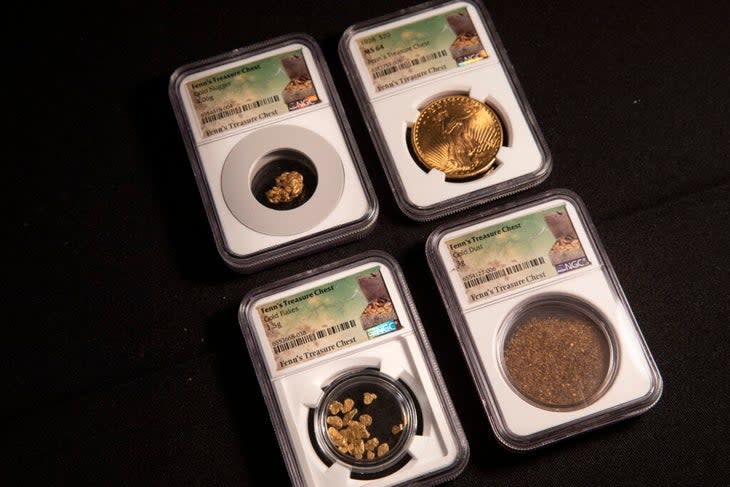 <span class="article__caption">Hundreds of coins from Forrest Fenn’s treasure chest were up for auction.</span> (Photo: Lynda M. Gonzalez/Heritage Auctions, HA.com)