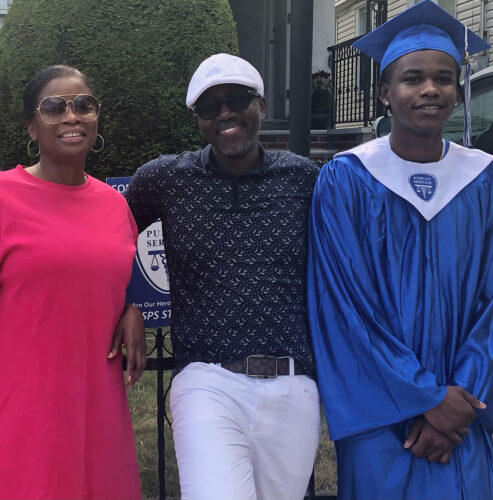 From left to right, Beverly John-Holder, Roy Holder and Ethan Holder. (Holder Family)