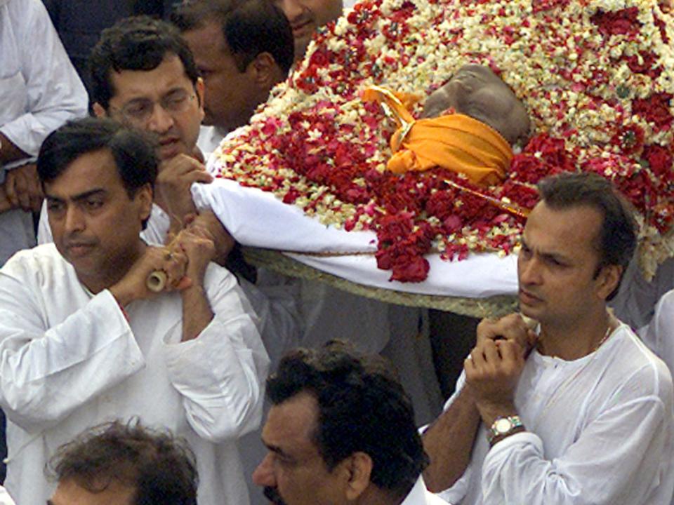 ambani funeral