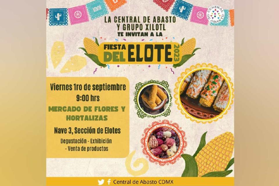 Fiesta del Elote este viernes en CDMX