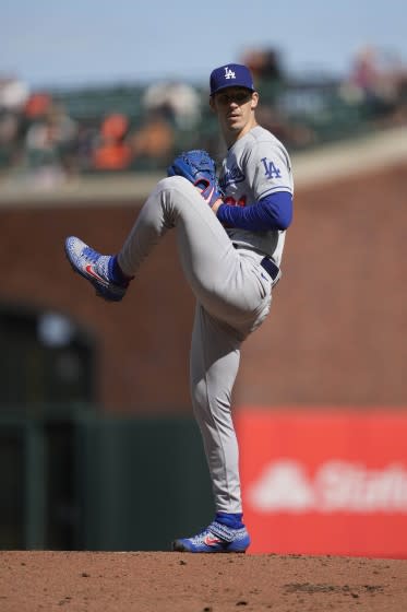 Walker Buehler Los Angeles Dodgers San Francisco Giants 