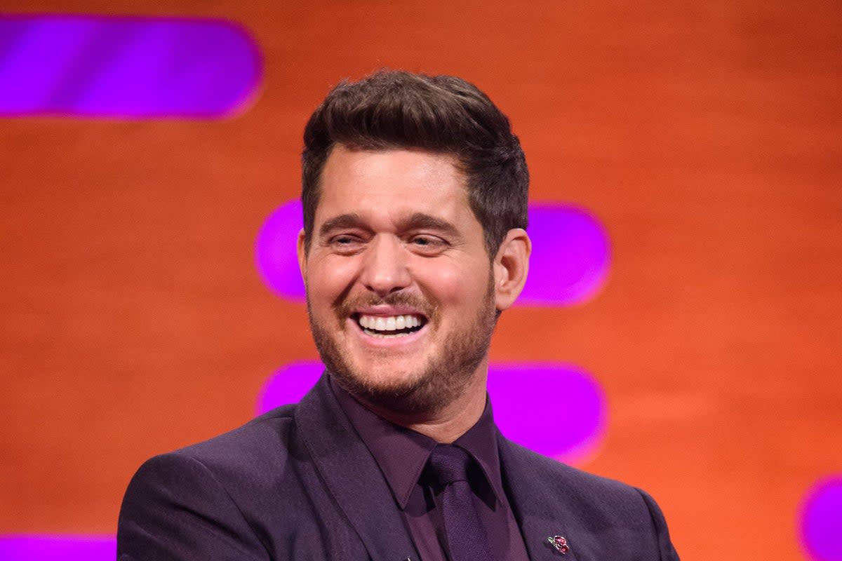 Michael Buble during the filming of the Graham Norton Show (PA) (PA Archive)