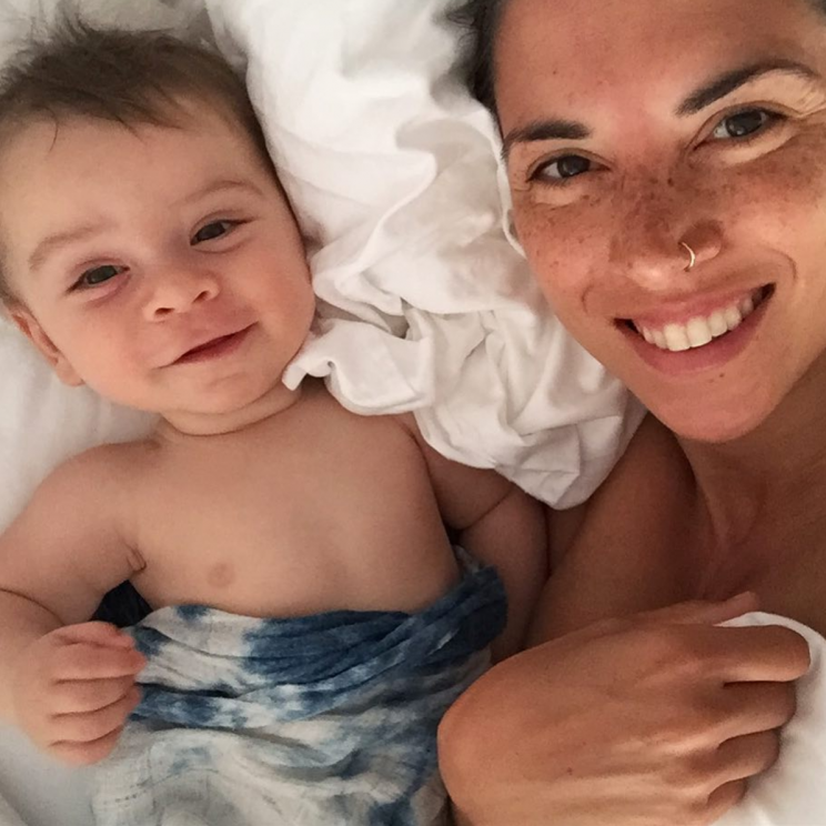 Nisha Moodley and her 6-month-old son, Raven. (Photo: Instagram/Nisha Moodley)