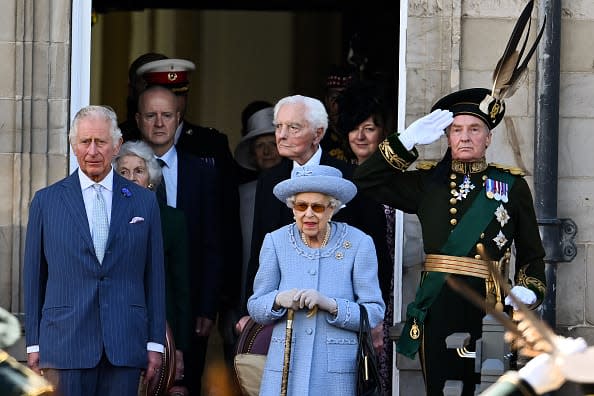 <div class="inline-image__caption"><p>Queen Elizabeth II attends the Royal Company of Archers Reddendo Parade in the gardens of the Palace of Holyroodhouse on June 30, 2022 in Edinburgh, United Kingdom.</p></div> <div class="inline-image__credit">Jeff J Mitchell/Getty Images</div>