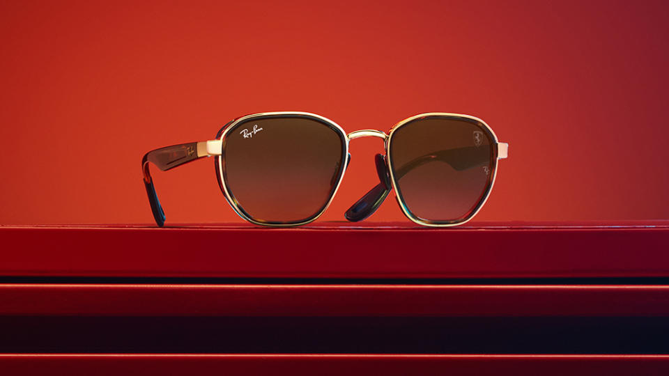 Charles Leclerc’s limited-edition sunglasses for the Monaco GP. - Credit: Ray-Ban