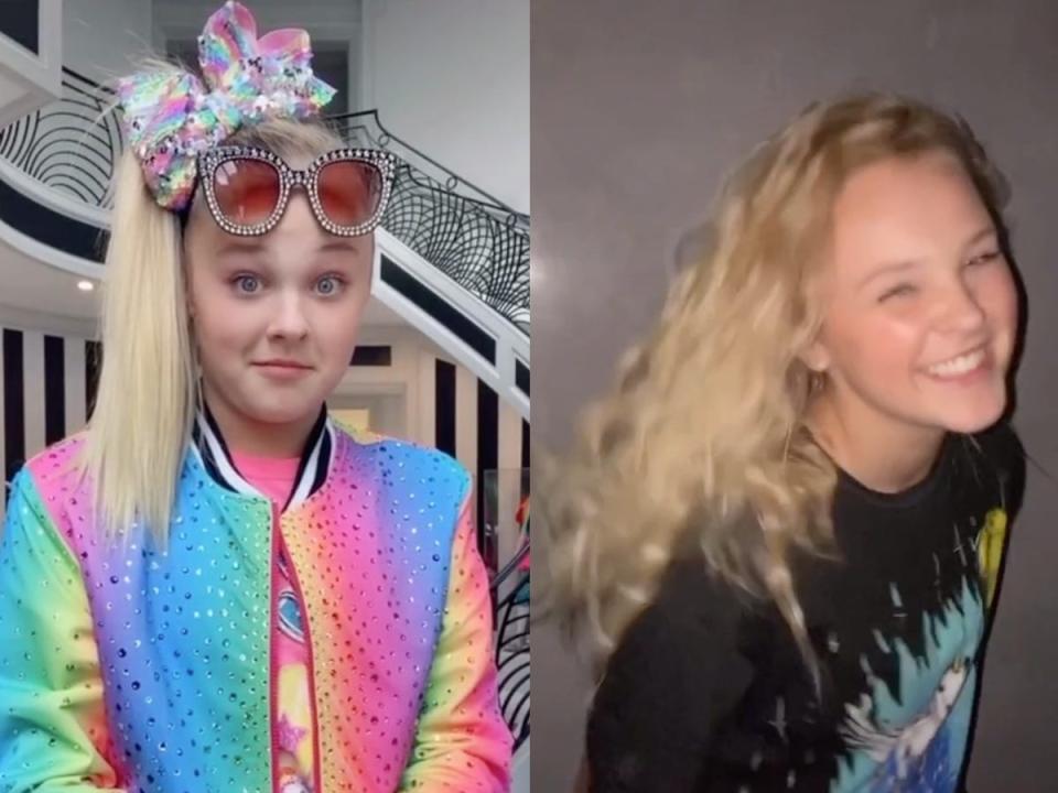 jojo siwa natural hair