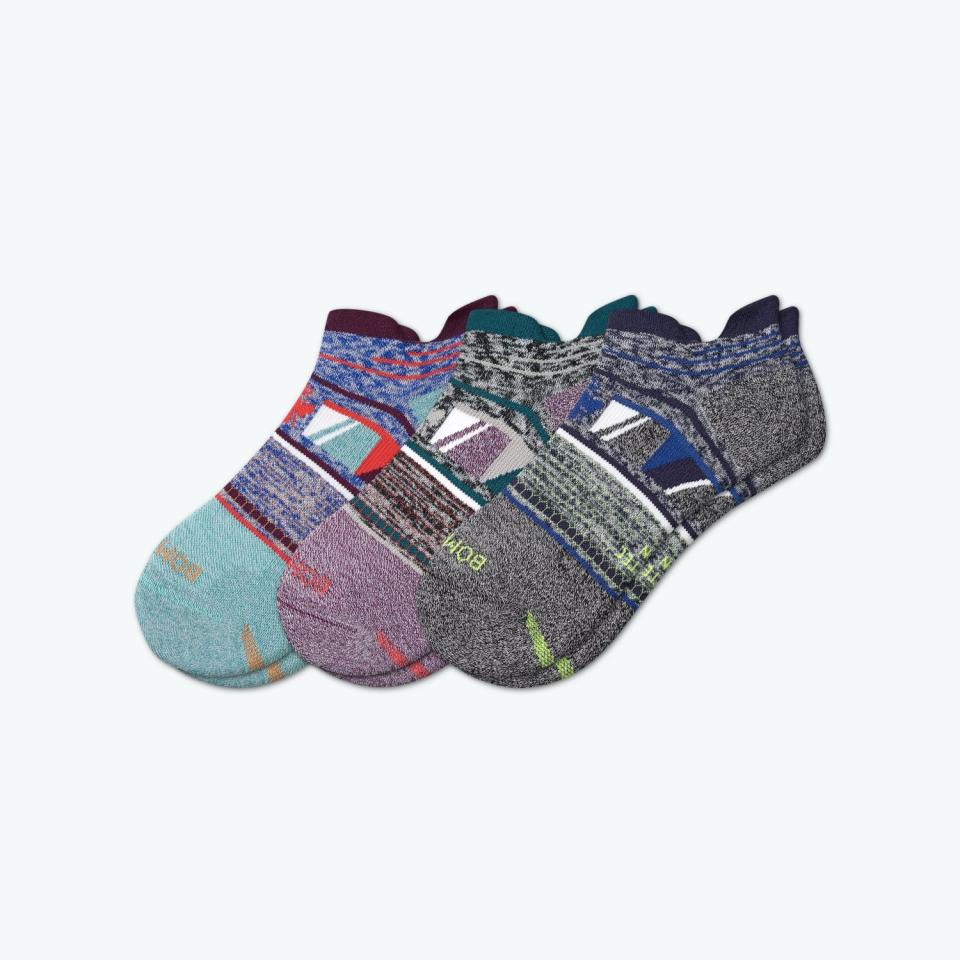 Bombas men's performance running ankle socks