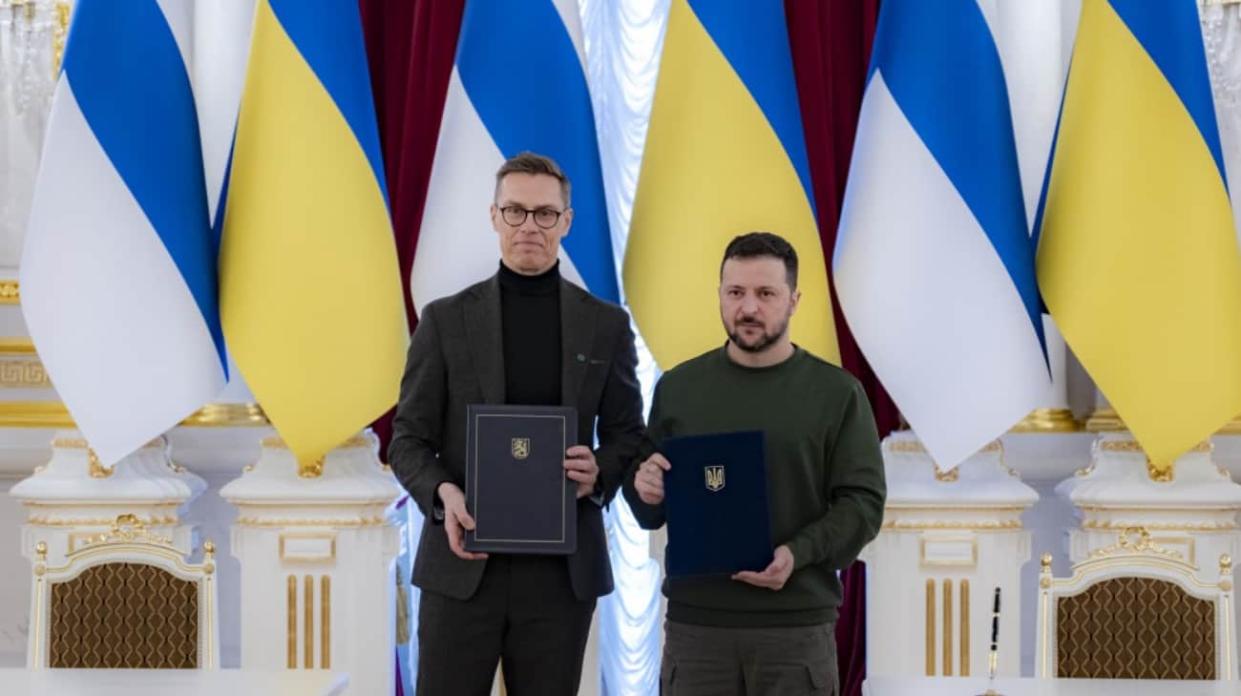 Finnish President Alexander Stubb and Volodymyr Zelenskyy. Photo: Office of the President of Ukraine