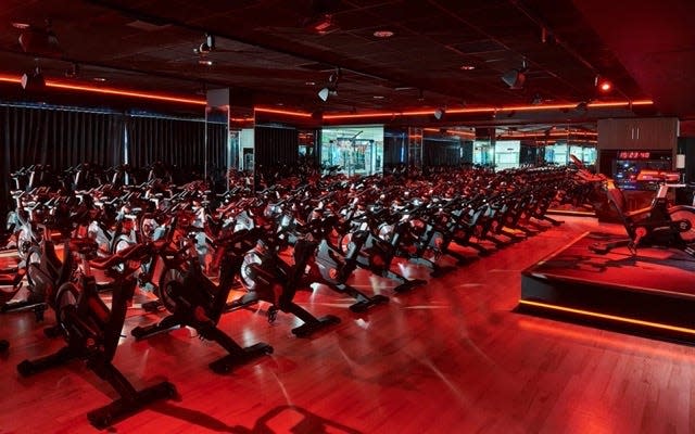 Spin class at Third Space