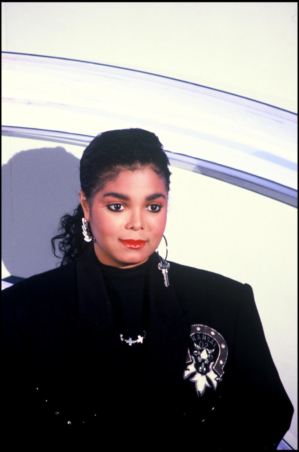 Janet Jackson on TV Broadcast, 1986