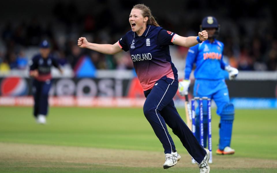 It was a dream fulfilled for Anya Shrubsole who 16 years ago said she'd one day win the World Cup at Lord's  - Credit: John Walton /PA