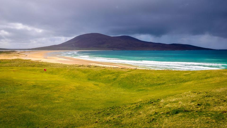 <p>One of the most impressive beaches in the Hebrides, even on a cloudy day Scarista Beach will take your breath away. This sandy beach is simply spectacular when the sun appears, with its flour-soft sand and turquoise water. While it's a remote one, you'll find some top foodie trips nearby.</p><p><a class="link " href="https://www.visitouterhebrides.co.uk/see-and-do/traigh-scarista-p523441" rel="nofollow noopener" target="_blank" data-ylk="slk:MORE INFO;elm:context_link;itc:0;sec:content-canvas">MORE INFO</a> </p><p><strong>Where to stay:</strong> With its own sun terrace and garden, Harris White Cottage in the Isle of Harris region occupies a beachfront location second-to-none.</p><p><a class="link " href="https://www.booking.com/hotel/gb/harris-white-cottage.en-gb.html?aid=2070935&label=sandy-beaches" rel="nofollow noopener" target="_blank" data-ylk="slk:CHECK PRICES;elm:context_link;itc:0;sec:content-canvas">CHECK PRICES</a></p>