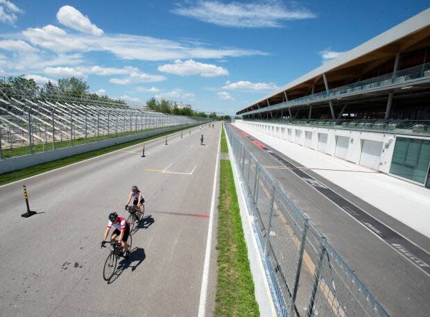 The Circuit Gilles Villeneuve in Montreal has other uses when high-performance race cars aren't roaring around the track.