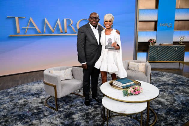 Hall with Vogue UK Editor-in-Chief Edward Enninful on her daytime TV show 