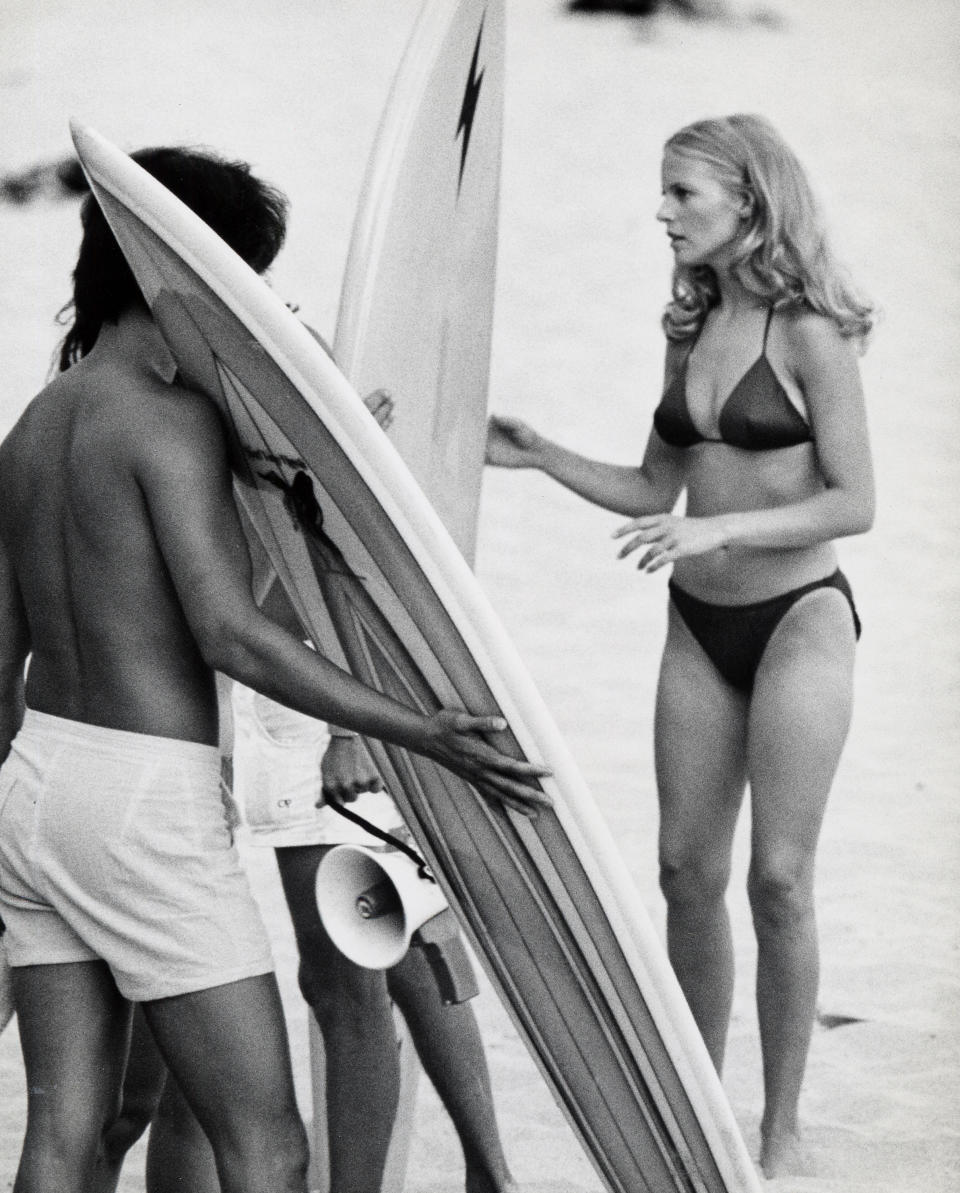 Cheryl Ladd shooting an episode of "Charlie's Angels." (Photo: Getty Images)