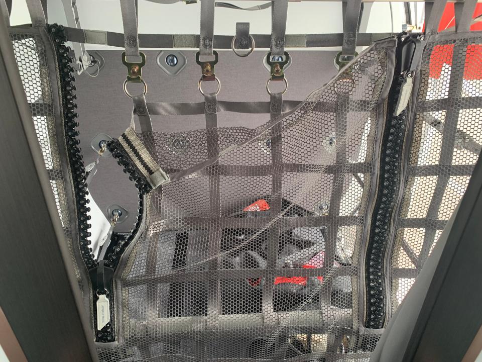 The cargo hold of the Pilatus PC-24.