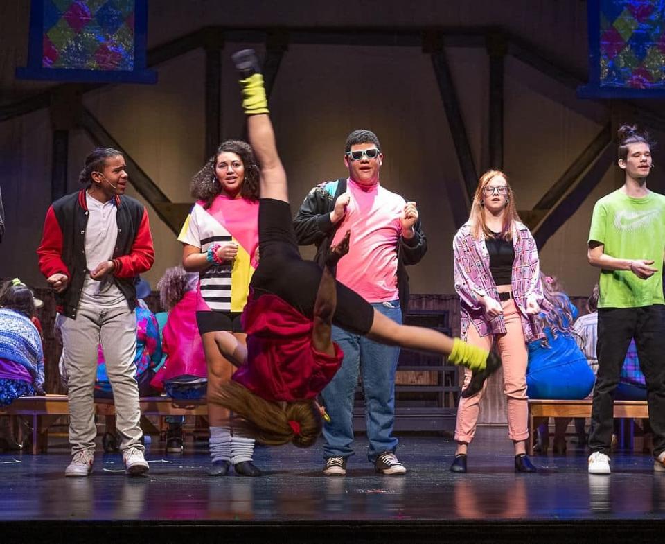 Beaver County's high school musical season is upon us. Theatergoers can look forward to catchy songs and lots of stage action, as seen here in last year's Beaver Falls High School musical.