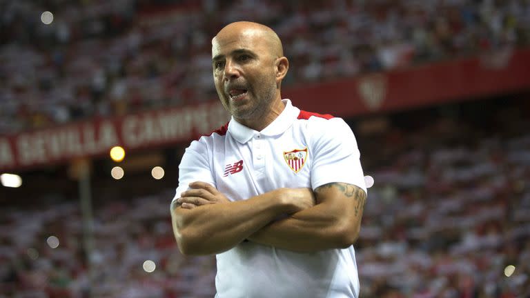 Sampaoli, al frente de Sevilla