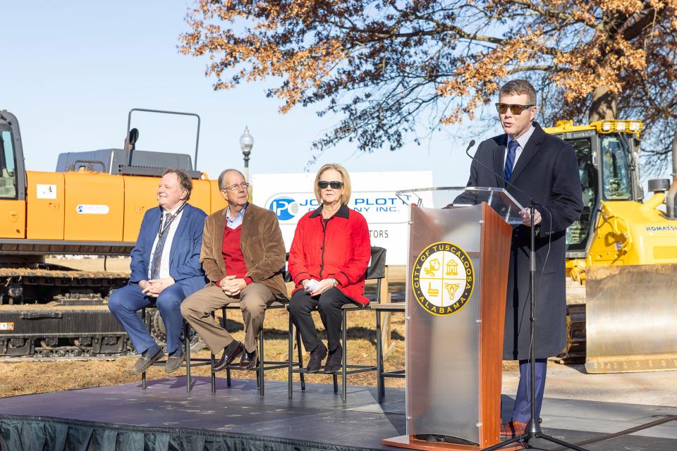 The City of Tuscaloosa broke ground on a $10.2 million multi-phased project to improve Snow Hinton Park.