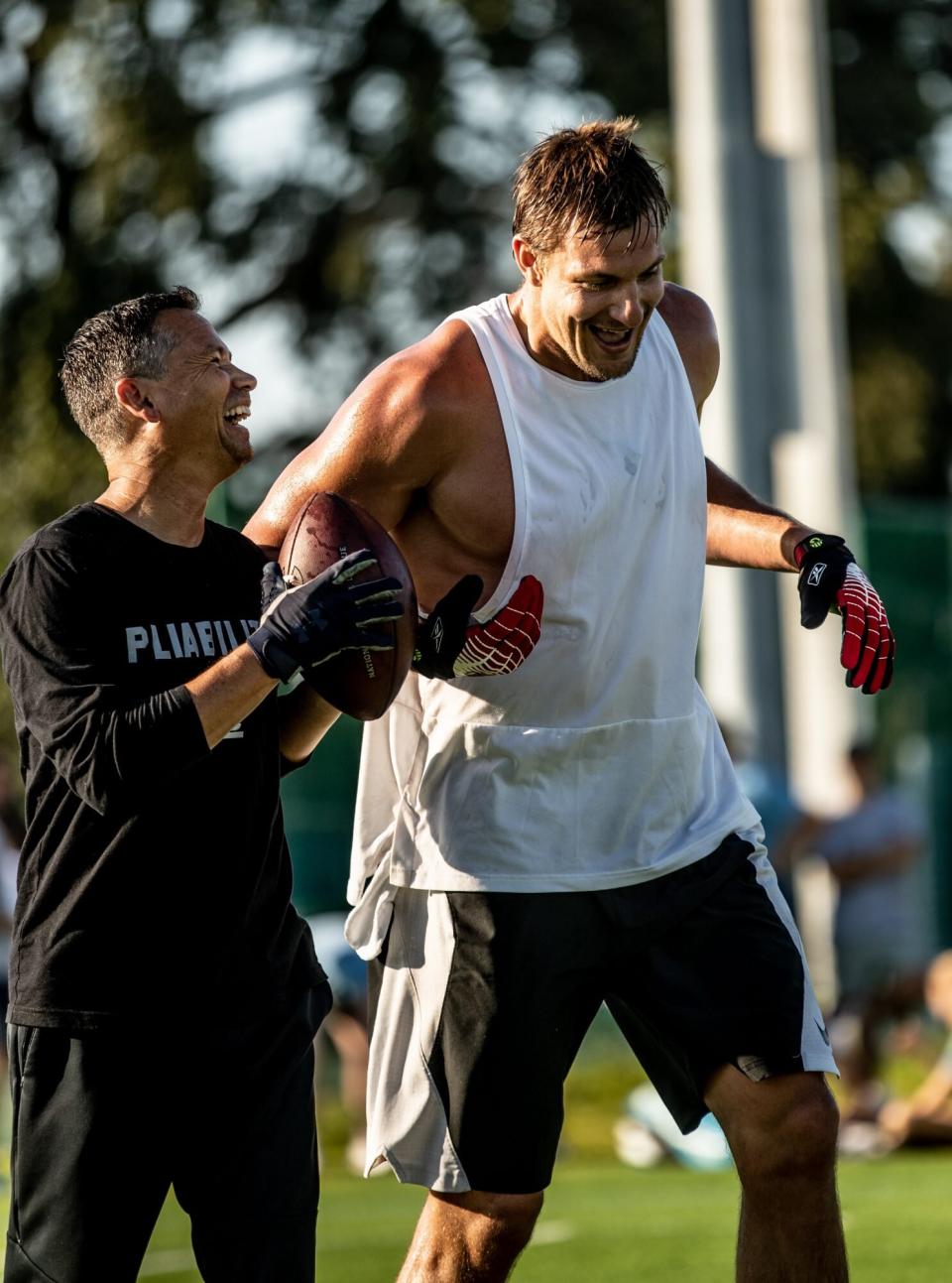 Rob Gronkowski and Alex Guerrero