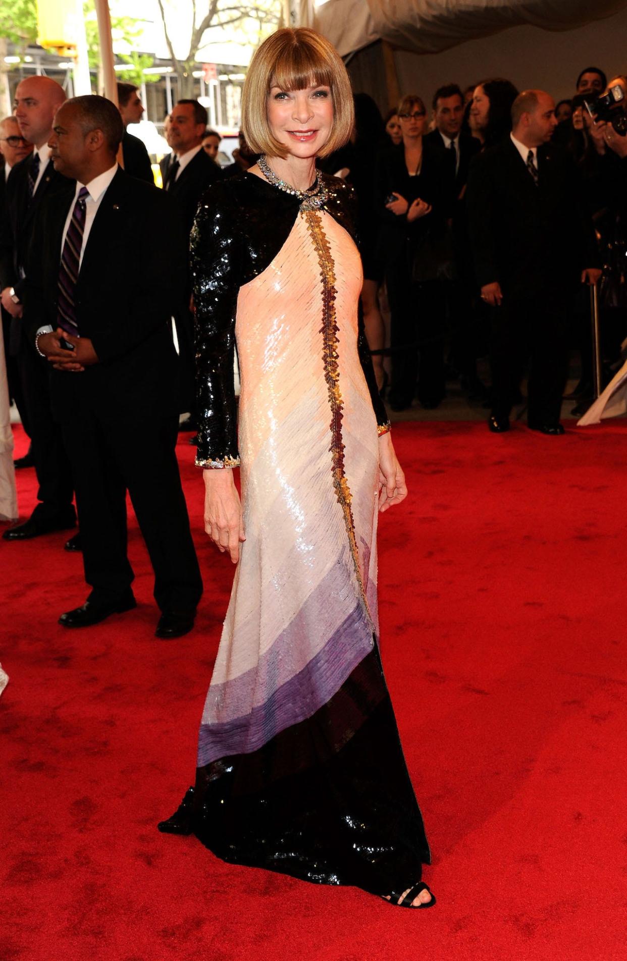 Anna Wintour at the 2011 Met Gala.