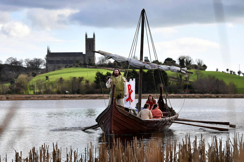 Saint Patrick’s landing in Ireland