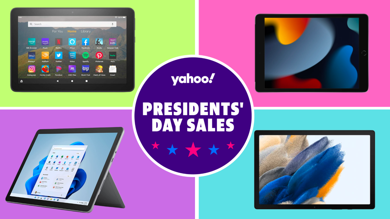 You don't want to miss these Presidents' Day tablet deals! (Photo: Amazon/Walmart)