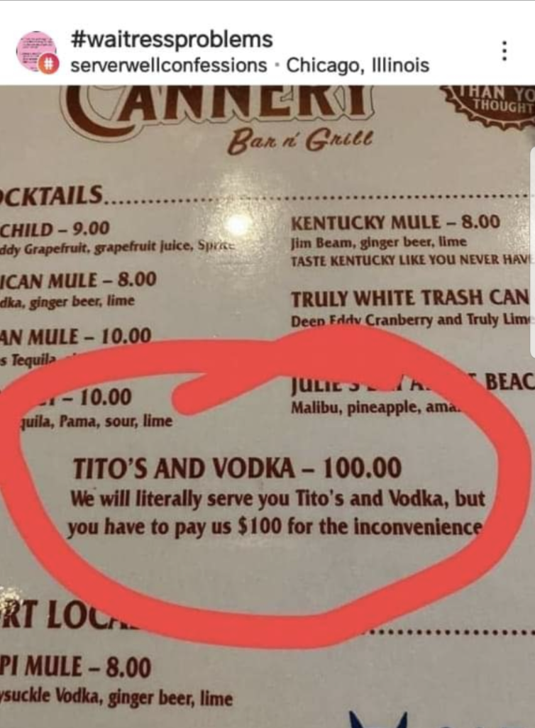 Tito's and vodka