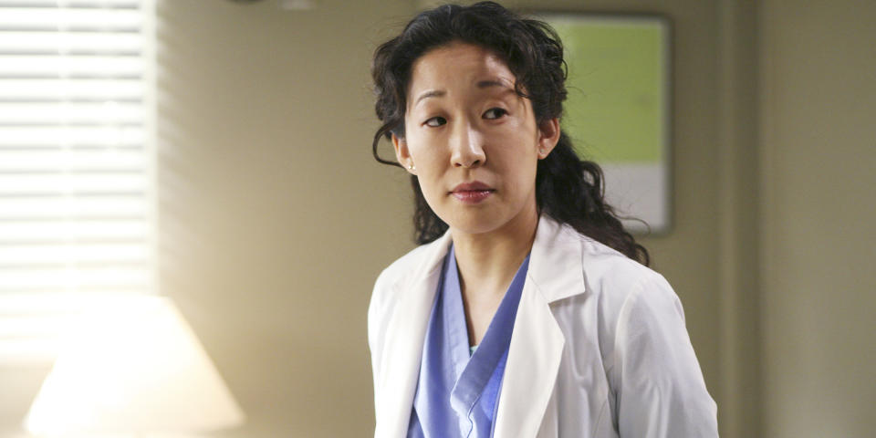Sandra Oh as Dr. Cristina Yang on 